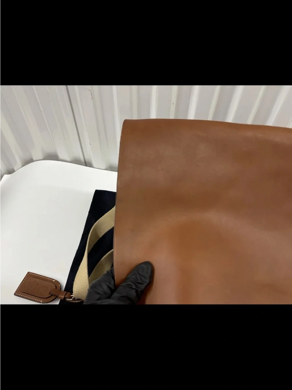 Boldrini Selleria Leather Messenger Bag Crossbody Tan Brown Satchel Italy Luxury